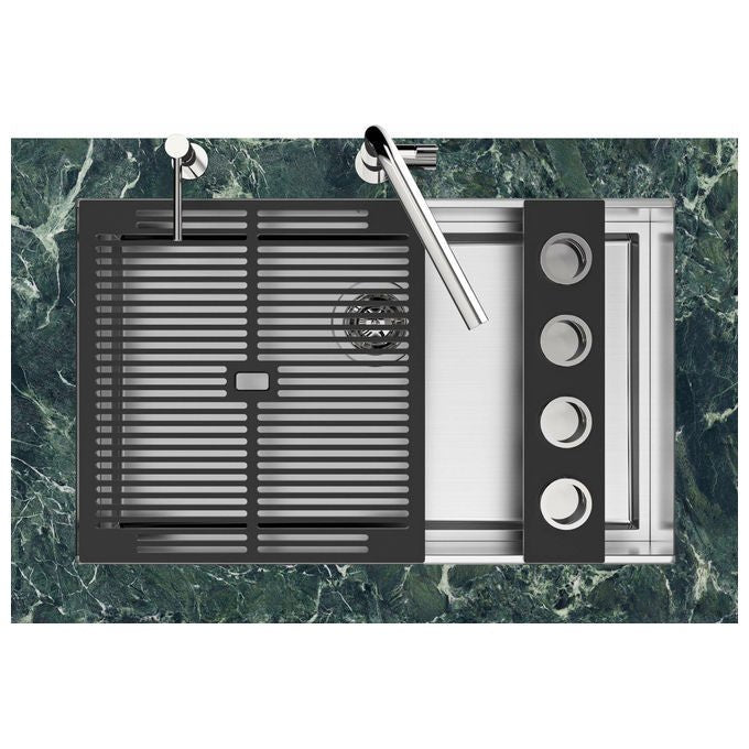 Foster 1257850 Quadra EVO lavello ad incasso Rettangolare Acciaio inox colore Acciaio inox