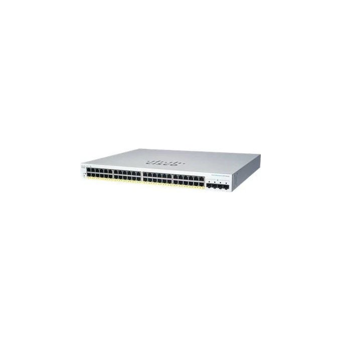 Cisco CBS220-48P-4G Switch Smart 48 Porte Gigabit PoE+ 382W 4 Porte SFP colore Nero
