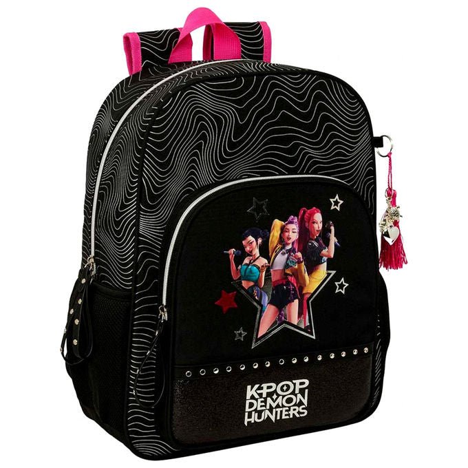 Safta Zaino ENERGY KPOP Demon Hunters poliestere YEP1402, NERO