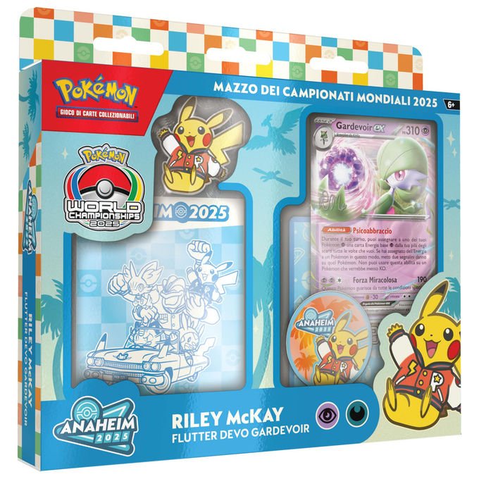 The Pokemon Company Mazzo Carte Collezionabili Campionati Mondiali 2025 Italiano Non Ammesso Tornei