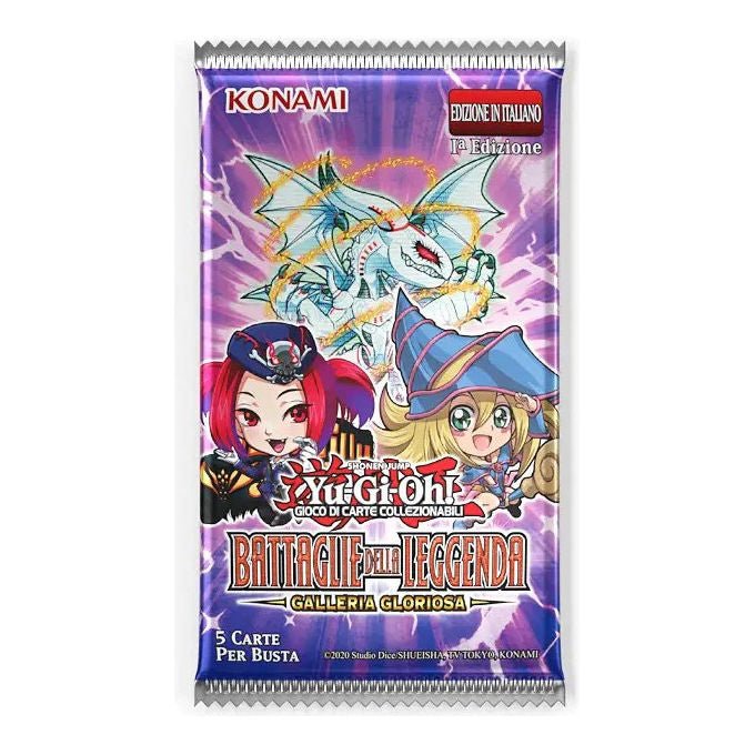 Konami Tcg YU-GI-OH! TCG 428750 Battaglie leggenda Galleria Gloriosa BOOSTER BOX ITA collezione carte