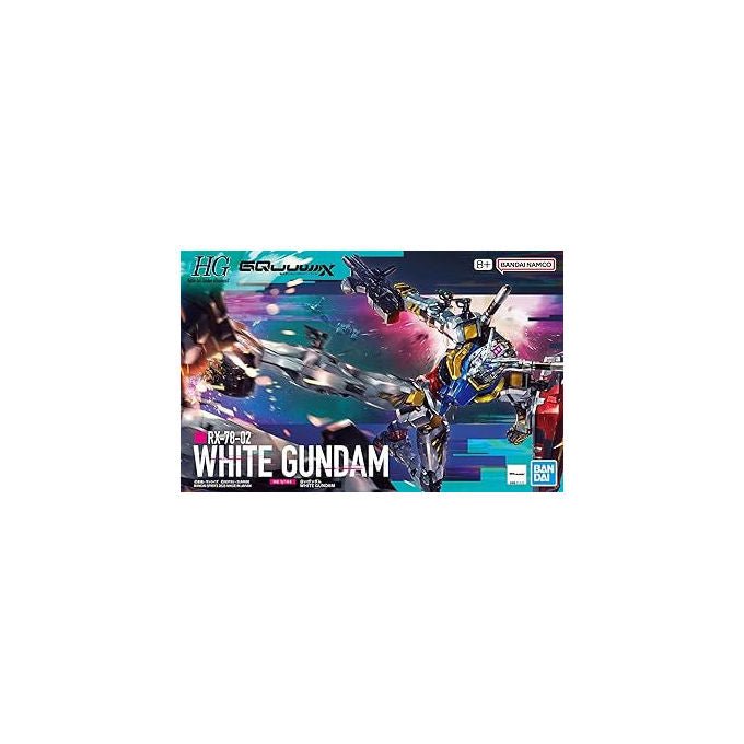BANDAI SPIRITS HG Mobile Suit Gundam Gucix Gundam Bianco Modello in plastica 1:144