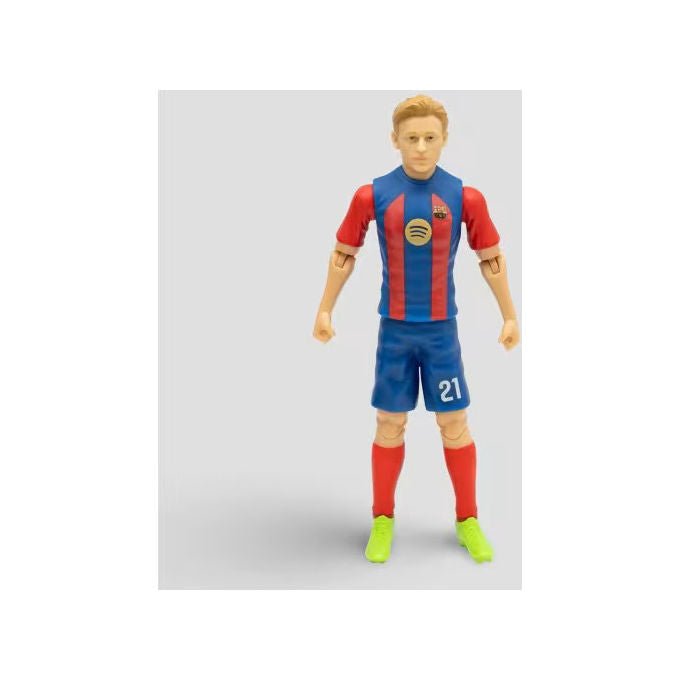 Sockers FC Barcelona Frenkie De Jong Action Figure BT-81041 20 cm colore Bianco