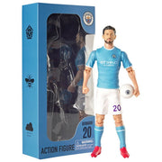 Banbo Toys Sockers Manchester City Bernardo Silva action figure 20 cm figura da collezione colore Blu
