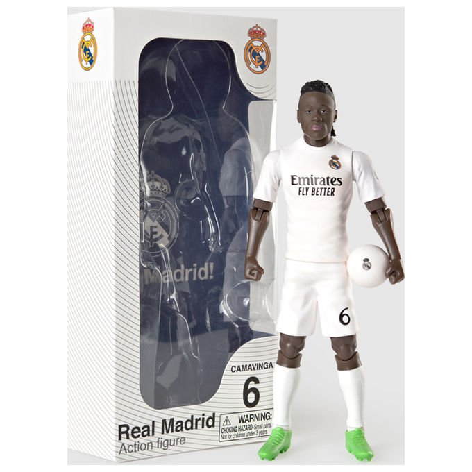 Banbo Toys Figueroa Real Madrid 8436624380303 Eduardo Camavinga 20cm PVC plastica colore Bianco