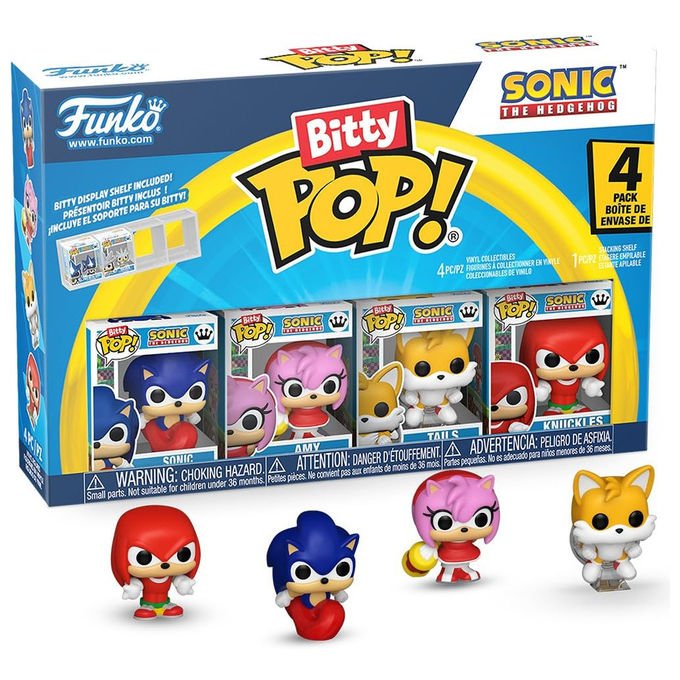 Funko FK92958 Bitty POP! Sonic The Hedgehog Figures 2.3 cm Multicolore