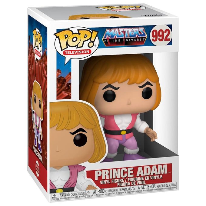 Funko Pop Serie Cinema Masters of the Universe Adam 10 cm figura in vinile colore Non specificato