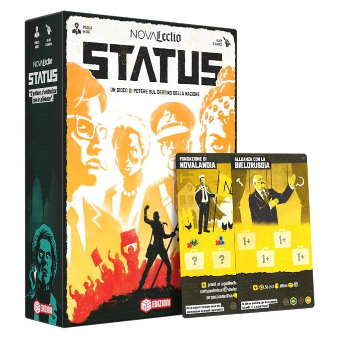 MS Edizioni Nova Lectio Status Gioco da Tavolo Strategico Geopolitica 2-4 Giocatori 14+ Anni
