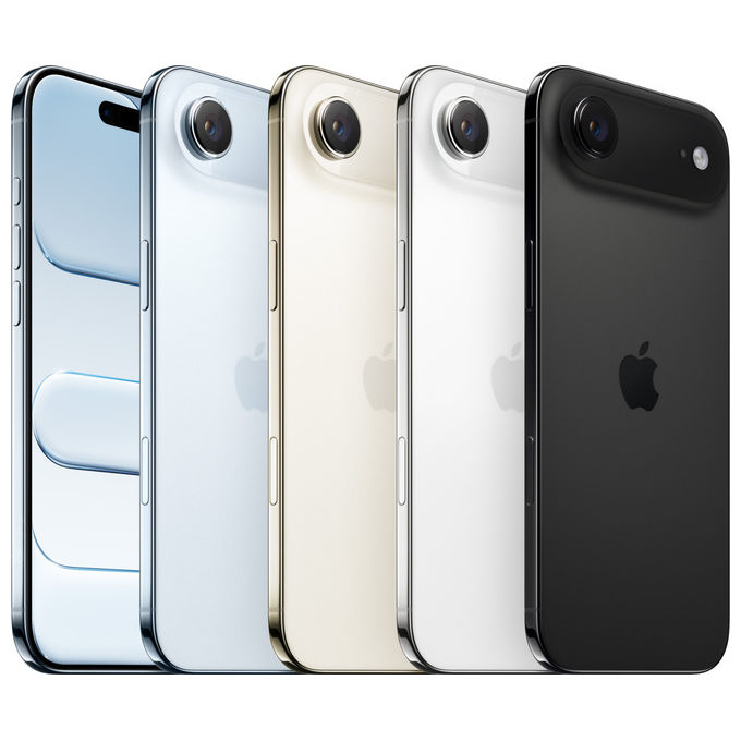 Apple MG2P4QN-A iPhone Air Smartphone 256 GB 5G Wi-Fi 7 Chip A19 Pro Display 6.5'' OLED 48 MP iOS 26 colore Celeste