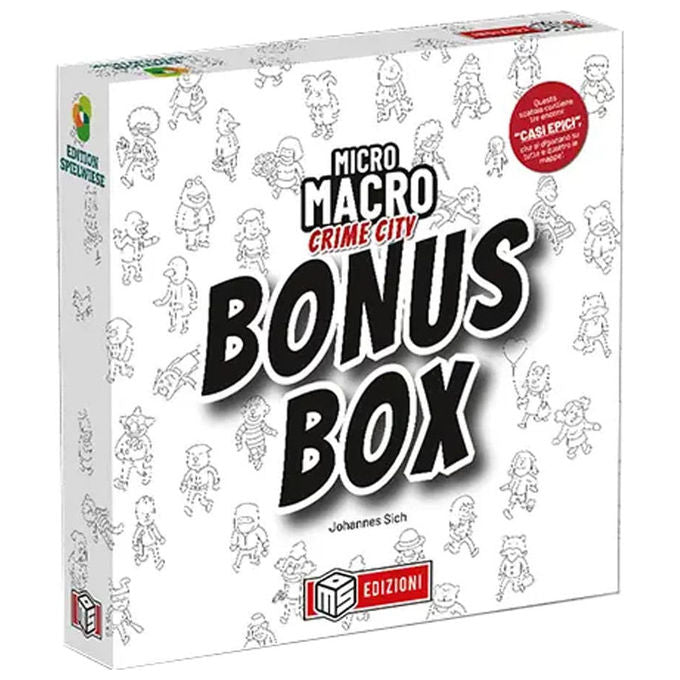 MS Edizioni Micromacro Crime City Bonus Box Gioco da Tavolo