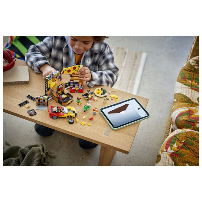 Lego 60496 City Centro Pizzeria Veicoli Giocattolo 494 pezzi Da 6 anni
