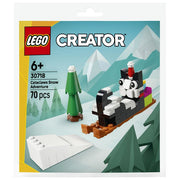 Lego 30718 Creator Avventura sulla neve di Claus il gatto Set da costruzione 70 pezzi Multicolore