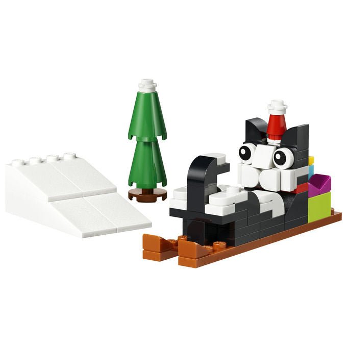 Lego 30718 Creator Avventura sulla neve di Claus il gatto Set da costruzione 70 pezzi Multicolore