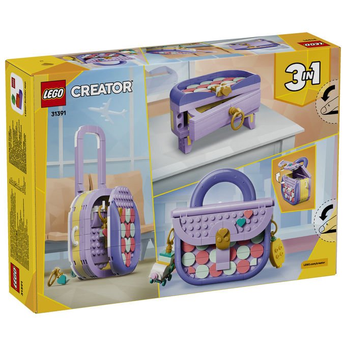 Lego Creator 31391 Borsetta alla Moda Portaoggetti trasformabile 3 in 1 colore Multicolore