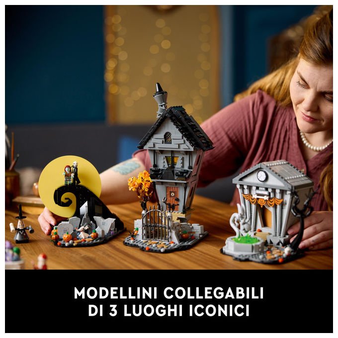 Lego 21351 Nightmare Before Christmas Ideas Set di costruzione Multicolore