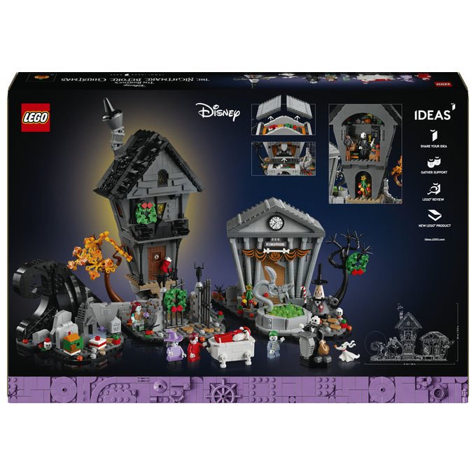 Lego 21351 Nightmare Before Christmas Ideas Set di costruzione Multicolore