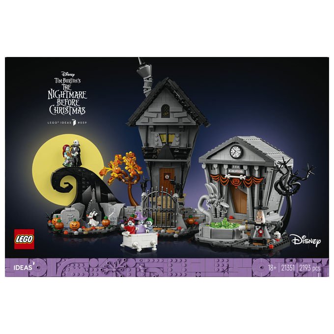 Lego 21351 Nightmare Before Christmas Ideas Set di costruzione Multicolore
