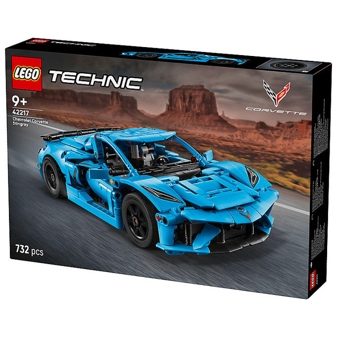 Lego 42217 Technic Chevrolet Corvette Stingray colore Blu