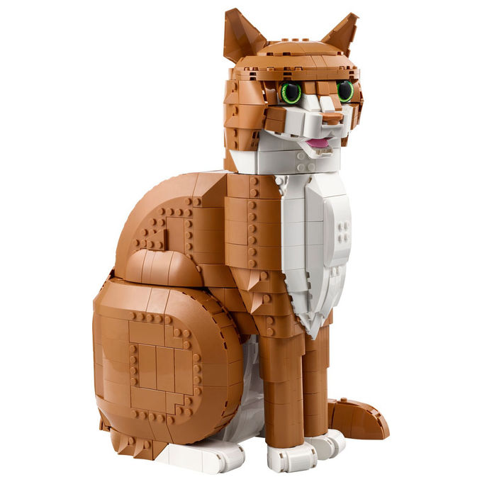 Lego Ideas 21376 Gatto Arancione Set da costruzione 1755 pezzi colore Arancione