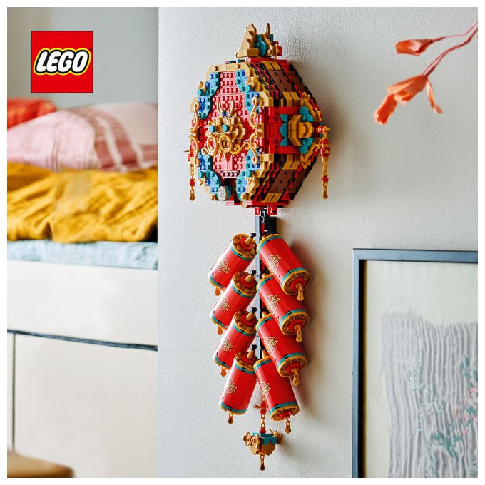 Lego 80118 Fuochi d'artificio della Fortuna Set da costruzione collezione Festival Cinesi 1039 pezzi