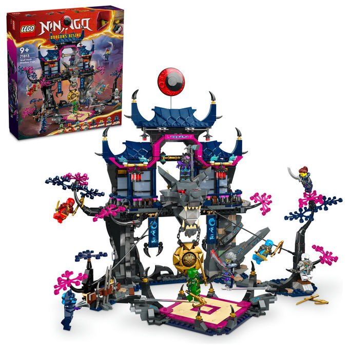 Lego 71813 NINJAGO Dojo delle Ombre Maschera di Lupo Set Costruzione Giochi 9+ Pezzi 1190