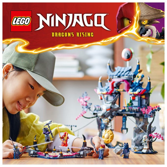 Lego 71813 NINJAGO Dojo delle Ombre Maschera di Lupo Set Costruzione Giochi 9+ Pezzi 1190