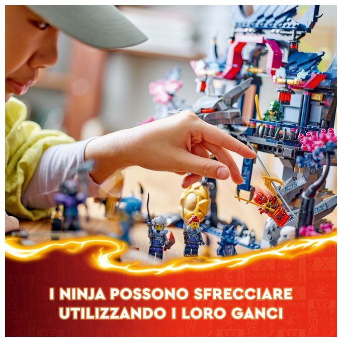 Lego 71813 NINJAGO Dojo delle Ombre Maschera di Lupo Set Costruzione Giochi 9+ Pezzi 1190