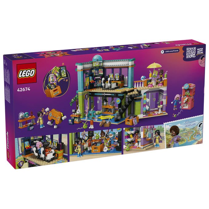 Lego 42674 Friends Negozio di Fumetti e Giochi set costruzioni 1005 pezzi regalo 9+