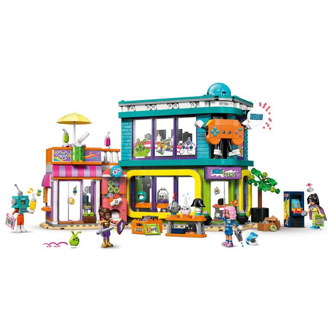Lego 42674 Friends Negozio di Fumetti e Giochi set costruzioni 1005 pezzi regalo 9+