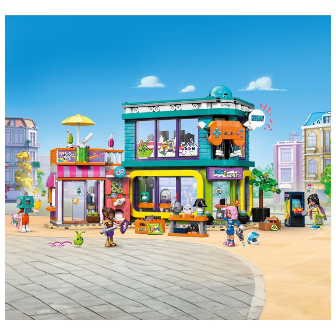 Lego 42674 Friends Negozio di Fumetti e Giochi set costruzioni 1005 pezzi regalo 9+