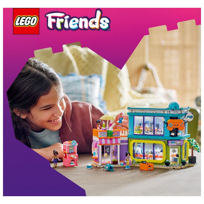 Lego 42674 Friends Negozio di Fumetti e Giochi set costruzioni 1005 pezzi regalo 9+