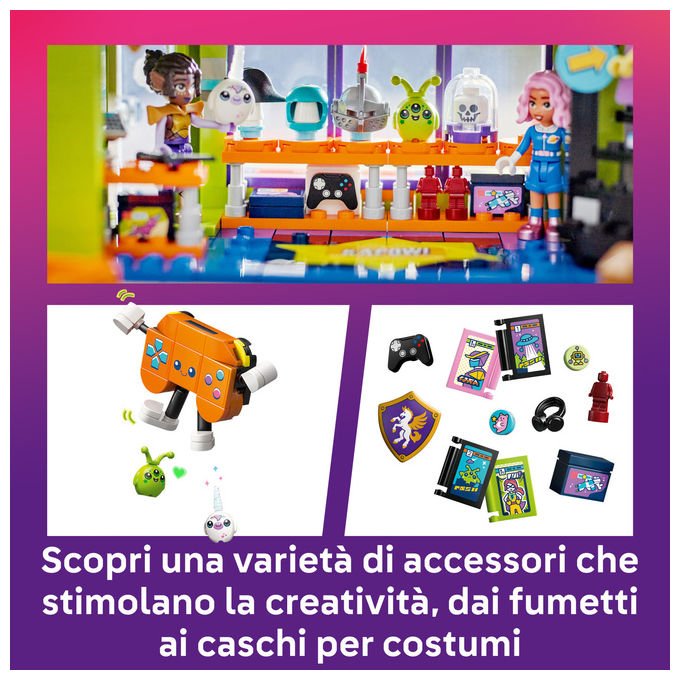 Lego 42674 Friends Negozio di Fumetti e Giochi set costruzioni 1005 pezzi regalo 9+