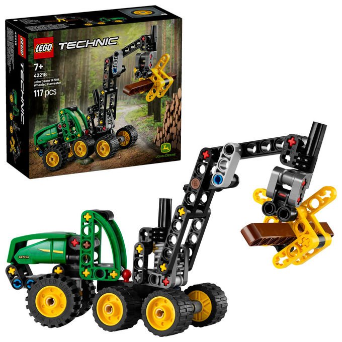 Lego TECHNIC 42218 Mietitrebbia Gommato John Deere 1470H set da costruzione per bambini 7+ anni