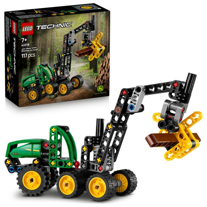 Lego TECHNIC 42218 Mietitrebbia Gommato John Deere 1470H set da costruzione per bambini 7+ anni