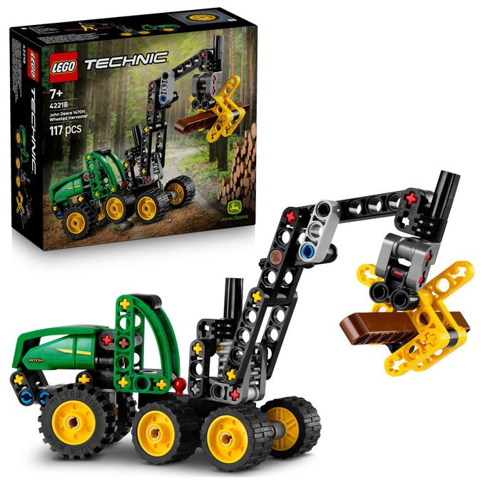 Lego TECHNIC 42218 Mietitrebbia Gommato John Deere 1470H set da costruzione per bambini 7+ anni