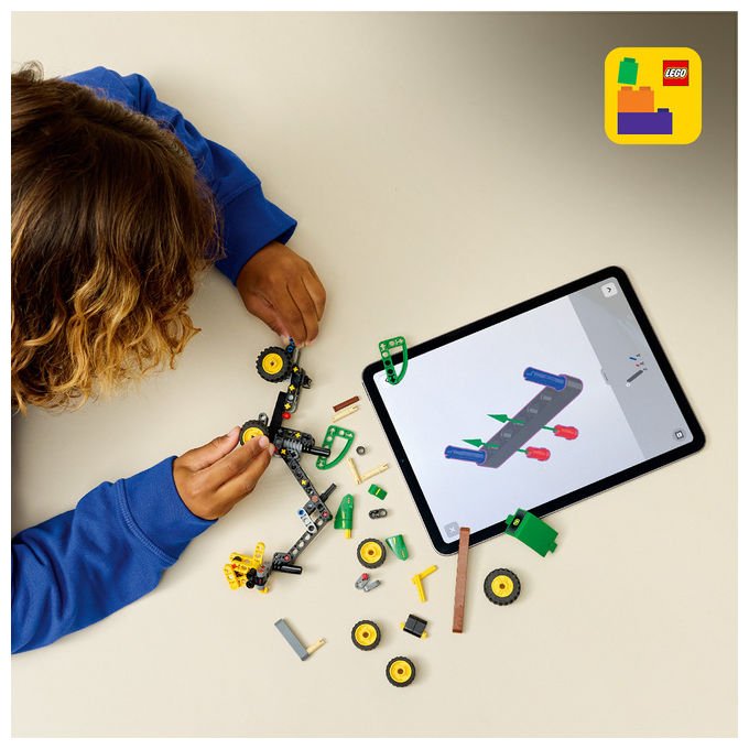 Lego TECHNIC 42218 Mietitrebbia Gommato John Deere 1470H set da costruzione per bambini 7+ anni