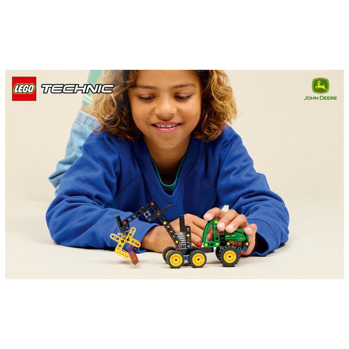 Lego TECHNIC 42218 Mietitrebbia Gommato John Deere 1470H set da costruzione per bambini 7+ anni