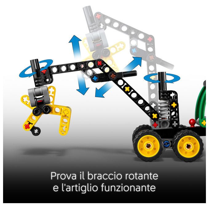 Lego TECHNIC 42218 Mietitrebbia Gommato John Deere 1470H set da costruzione per bambini 7+ anni