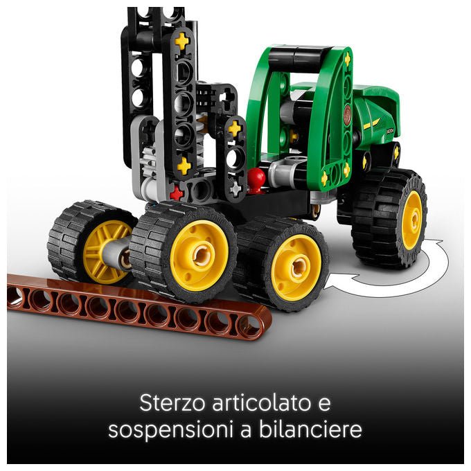 Lego TECHNIC 42218 Mietitrebbia Gommato John Deere 1470H set da costruzione per bambini 7+ anni