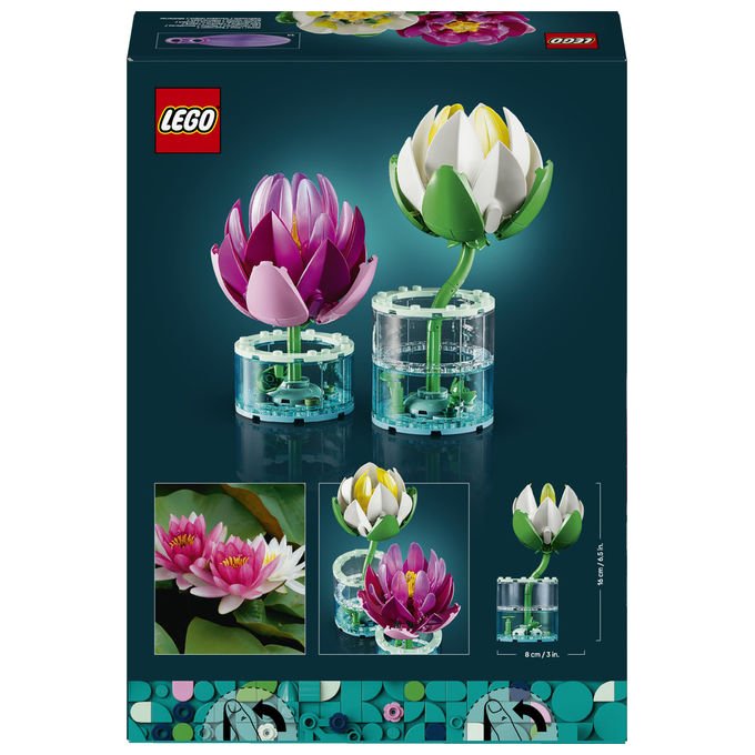 Lego 11511 Botanicals Ninfee Set da costruzione con fiori artificiali colore Multicolore