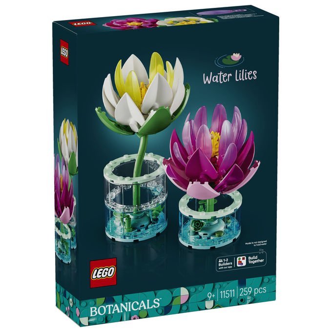 Lego 11511 Botanicals Ninfee Set da costruzione con fiori artificiali colore Multicolore