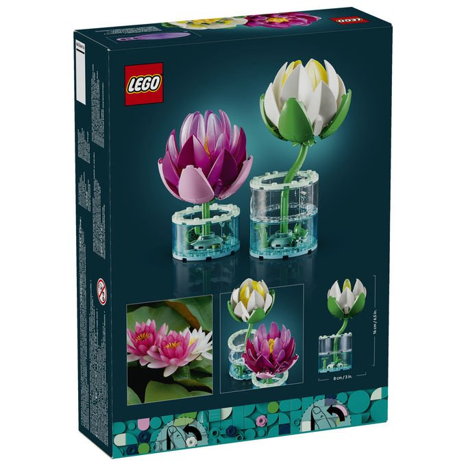 Lego 11511 Botanicals Ninfee Set da costruzione con fiori artificiali colore Multicolore