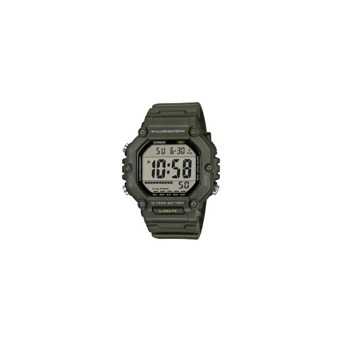 Casio AE-1600HX-3AVEF Orologio Digitale Quadrato Quarzo Uomo Verde