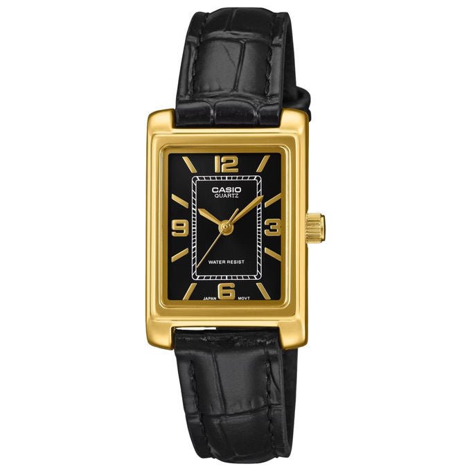 Casio LTP-1234PGL-1AEF orologio donna quarzo pelle nero colore Nero