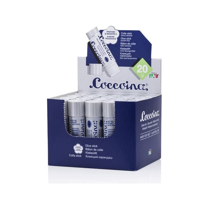 Coccoina Colla stick Mandorlina 642-M espositore 20 pezzi colore non specificato