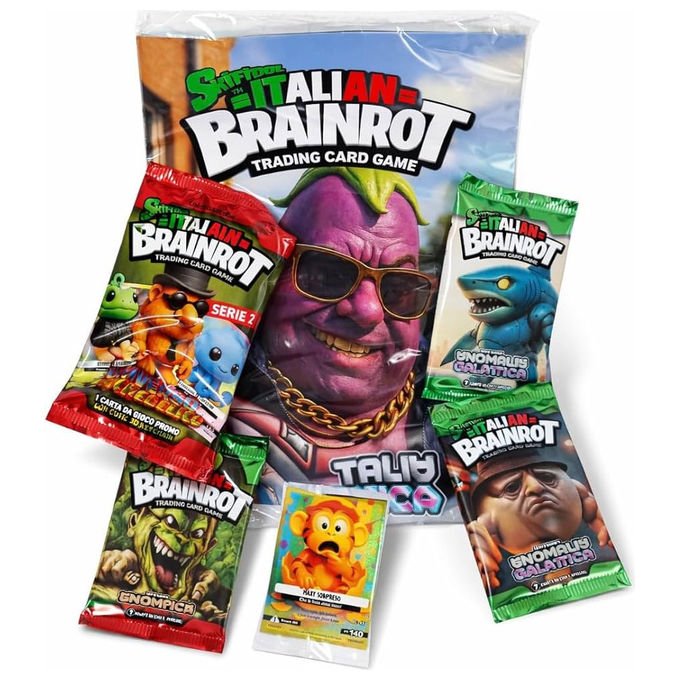 Sbabam Maxi Uovo Skifidol Italian Brainrot con Sorprese Album Carte Personaggi 3D Colore non specificato