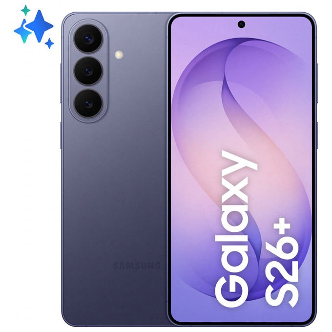Samsung Galaxy S26+ SM-S947BZVDEUB smartphone display 6.7'' 12GB RAM colore Viola