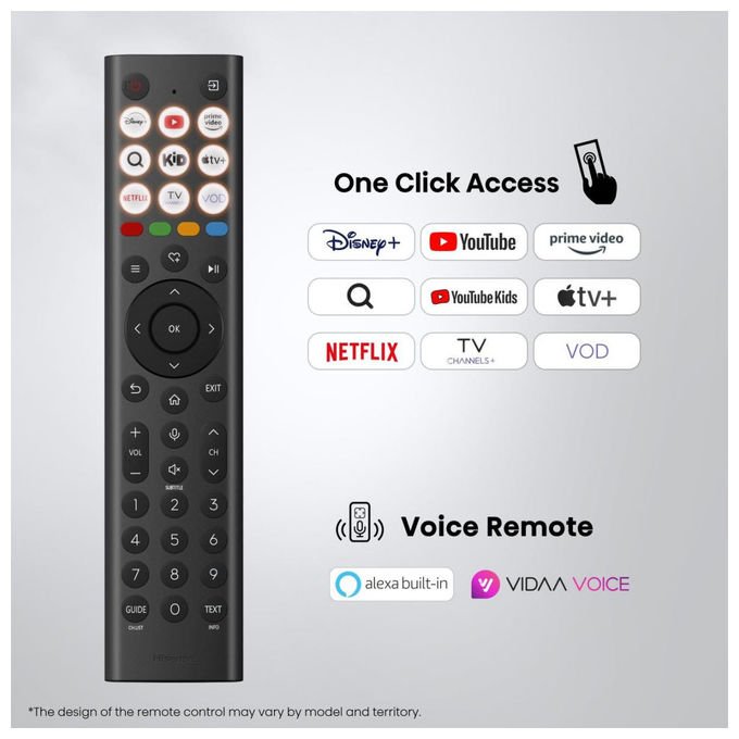 Hisense 55A79S QLED 4K UHD Smart TV 55 pollici Nero