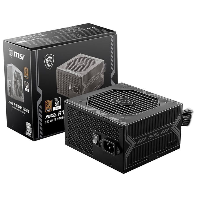 Alimentatore MSI MAG A750BN PCIE5 III 750W 80+ Bronze ATX Nero