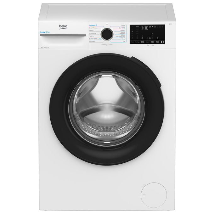 Beko BMW8149DB b300 Lavatrice Frontale 8 Kg 1400 rpm Classe A Motore Inverter Funzione Vapore Display Touch (84.5x60x54.6 cm) colore Bianco